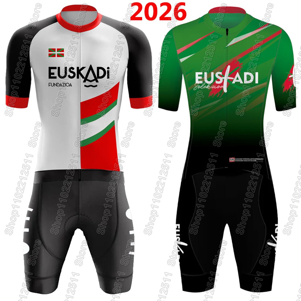 Mountain Biking Shorts - Euskadi Team Cycling Jersey 2026 Set