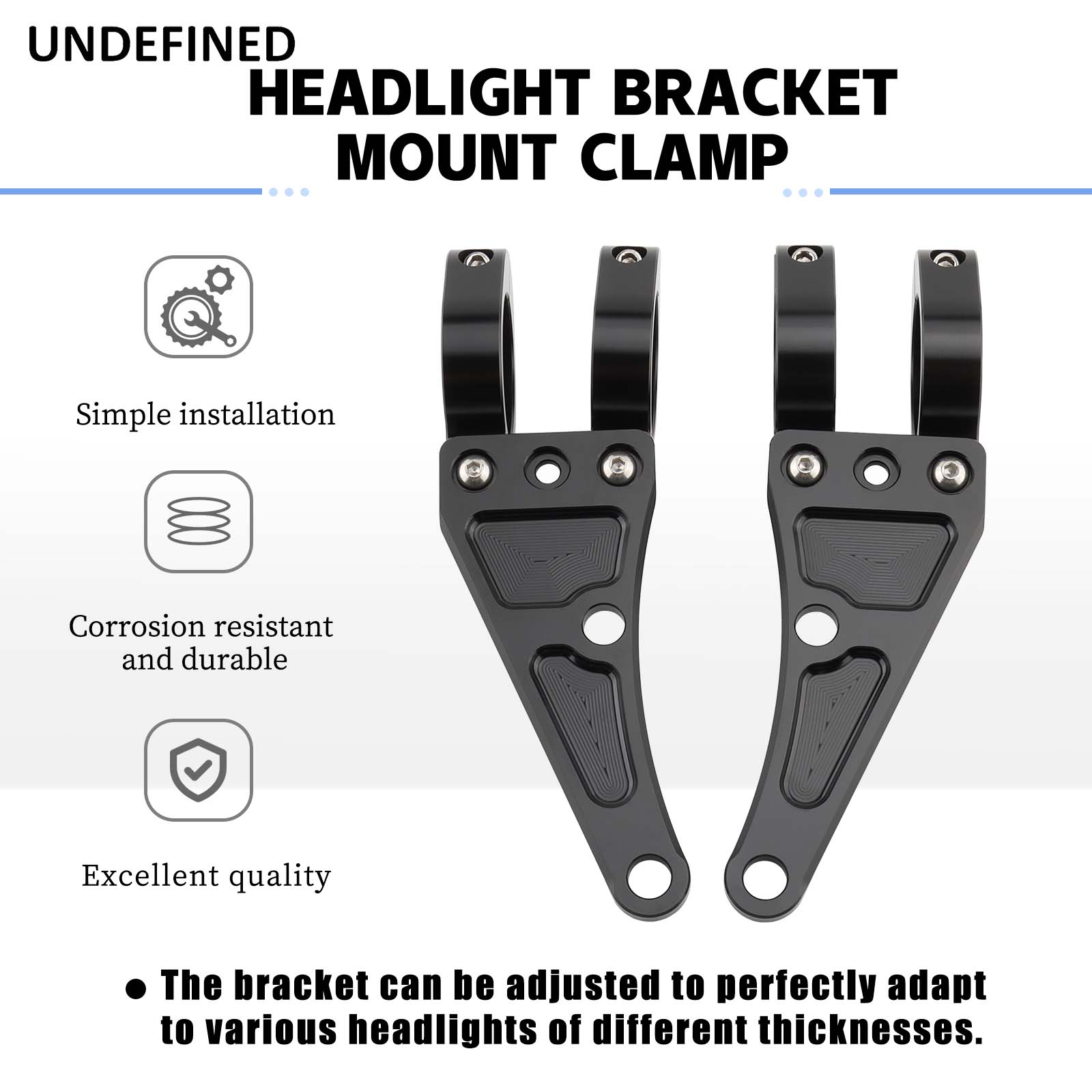33mm-58mm Headlight Bracket Mo - Mountain Biking Extreme ulasan dan harga
