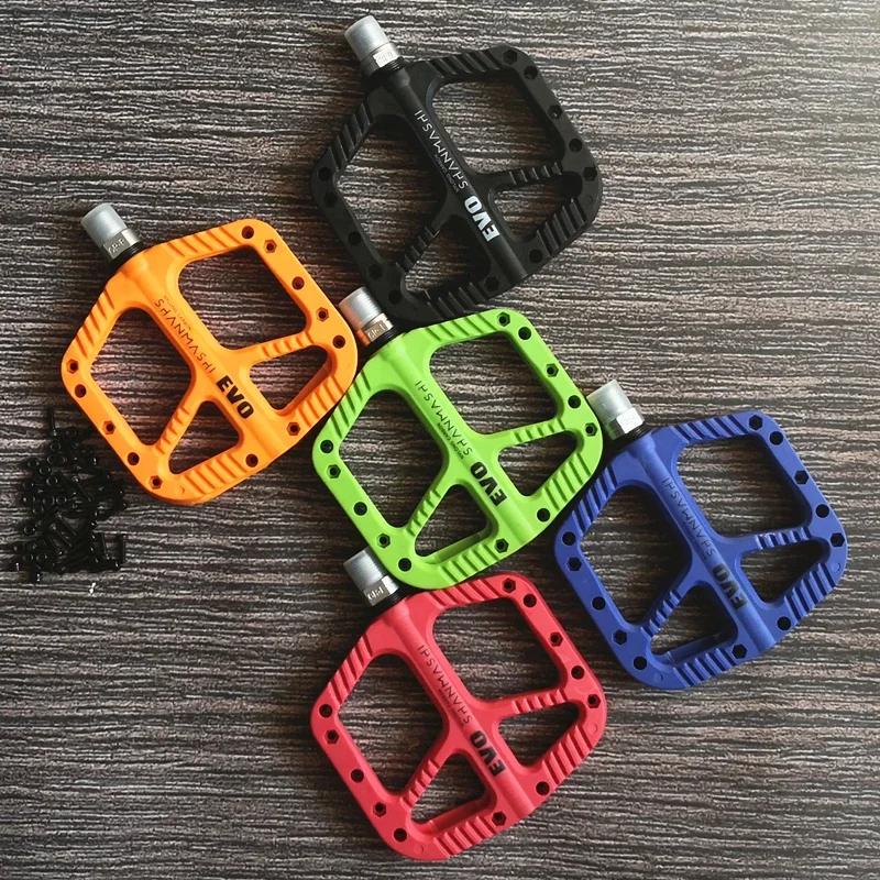 New Mountain Bike Pedal Nylon  - Pedal Platform Flat ulasan dan harga