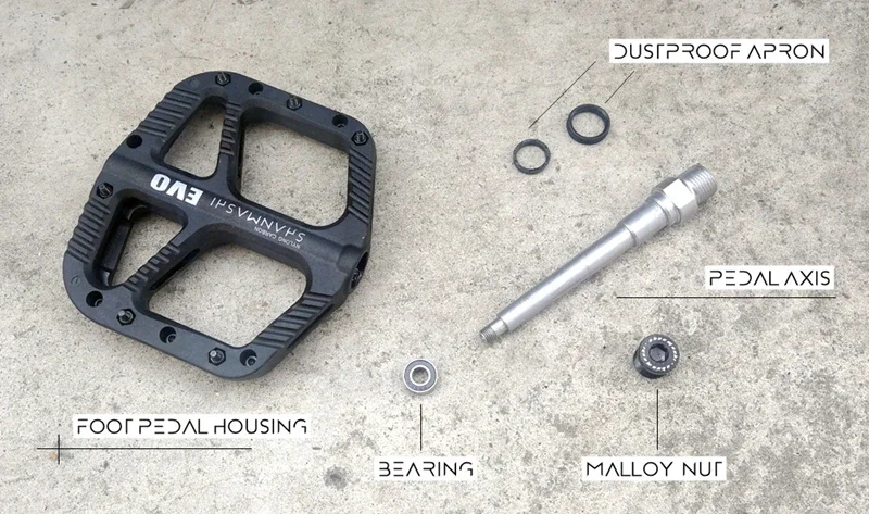 New Mountain Bike Pedal Nylon  - Pedal Platform Flat ulasan dan harga