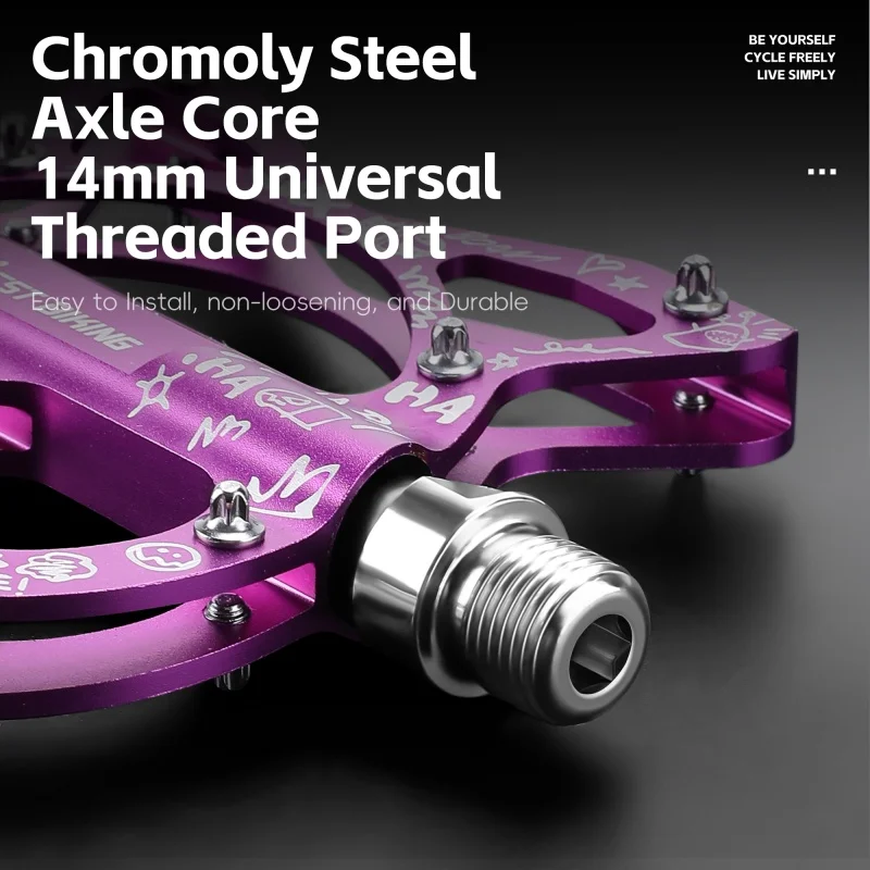 WEST BIKING 3 Bearing MTB Road - Pedal Platform Flat ulasan dan harga