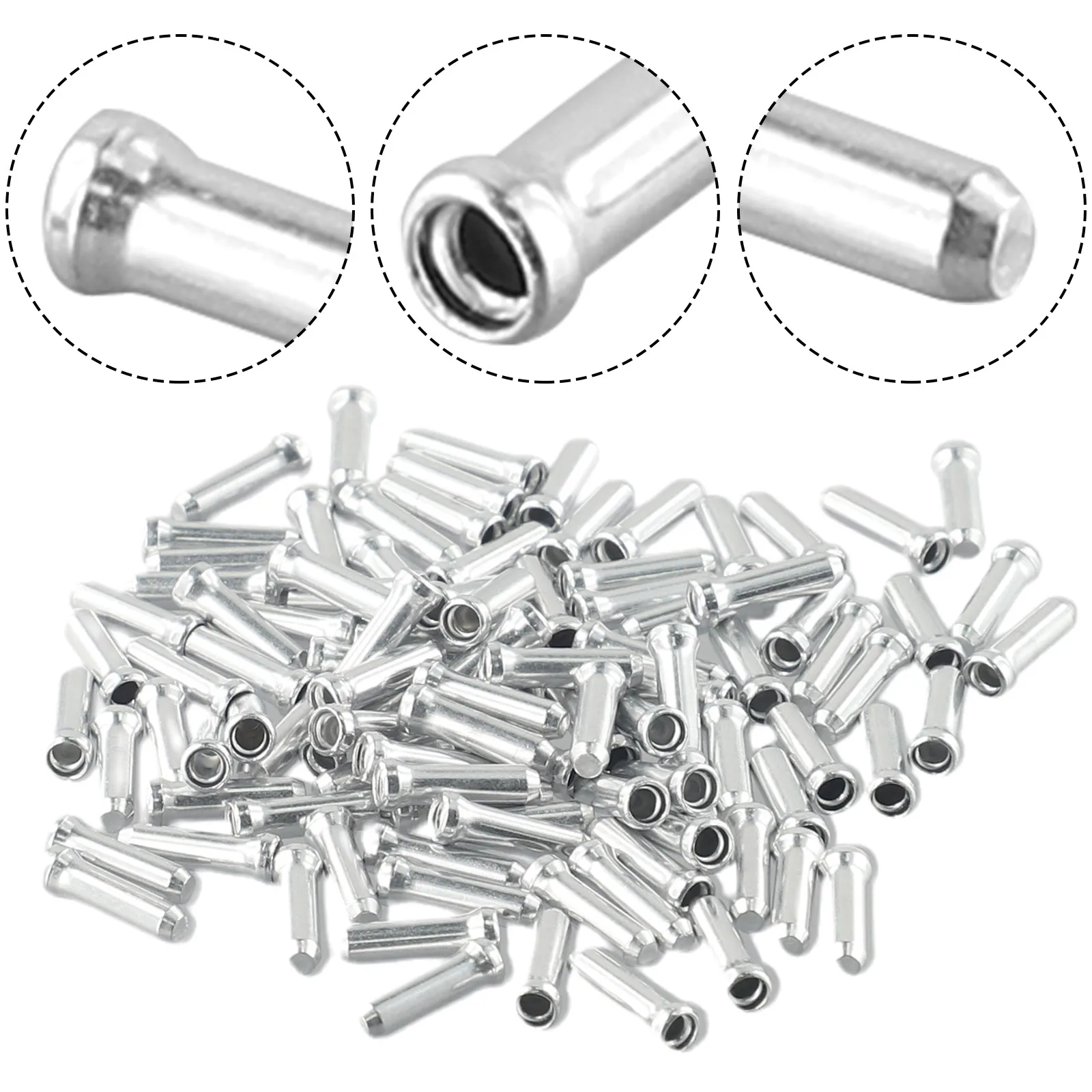 100pcs Bike Cable Tip Set Alum - Mountain Biking Tips ulasan dan harga