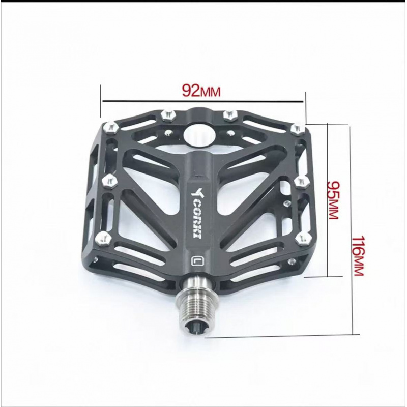 CORKI Mountain Bike Pedals Hol - Pedal Platform Flat ulasan dan harga