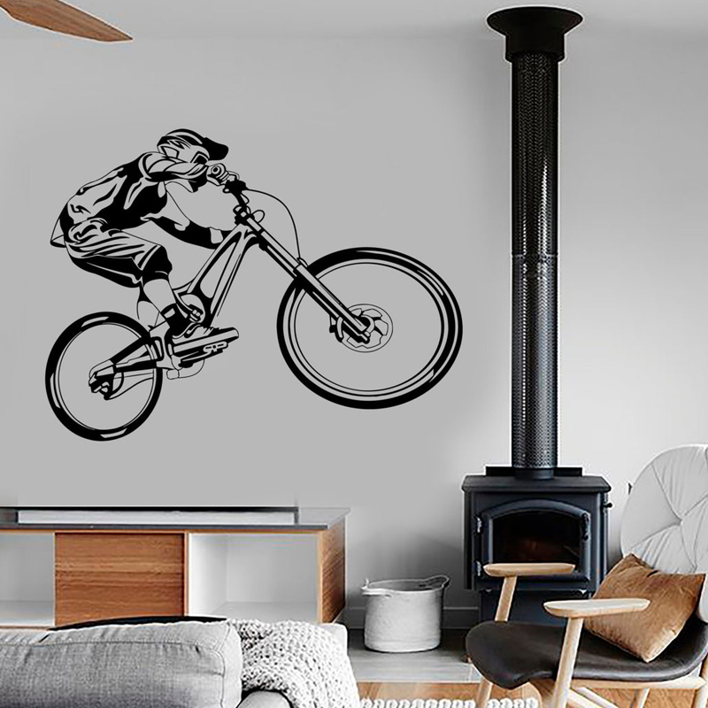 Wall Vinyl Decal Mountain Bike - Mountain Biking Extreme ulasan dan harga