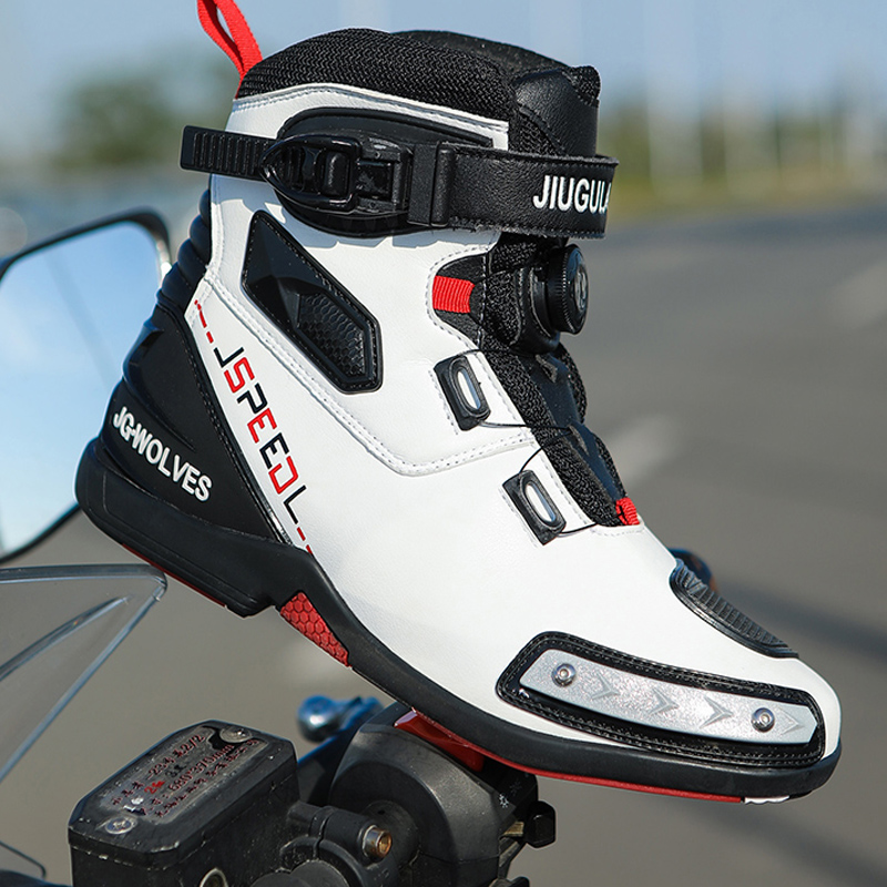 New Motorcycle Boots Men Women - Mountain Biking Shoes ulasan dan harga